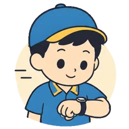Mover checking the time